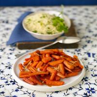 Roasted Carrots with Lemon Dressing image