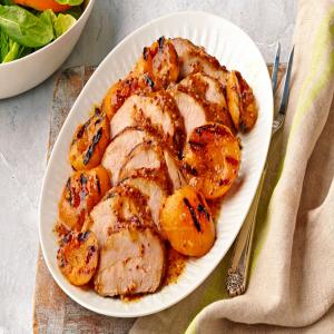 Grilled Pork and Apricots_image