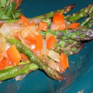Asparagus and Red Peppers image