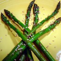 Tender Crisp Balsamic Sesame Asparagus image