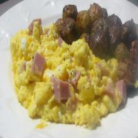 Perfect Ham and Cheese Scrambled Eggs image