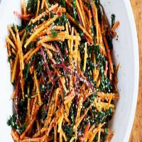 Julienned-Carrot and Kale Salad image