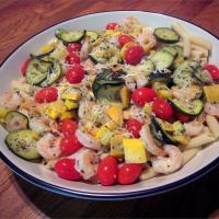 Shrimp with Penne and Squash image