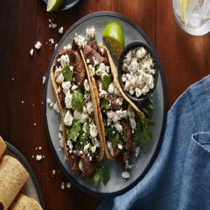 Easy Steak and Feta Tacos image