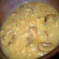 Chunky Mushroom Barley Soup_image