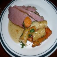 Beer-Braised Brisket With Carrots and Parsnips image