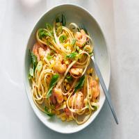 Shrimp Pasta With Corn and Basil image