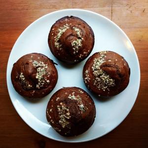 Vegan Chocolate Nut-Butter Muffins_image