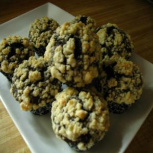 Chocolate Cherry Streusel Muffin Tops image