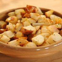 Roasted Turnips and Pears with Rosemary-Honey Drizzle_image
