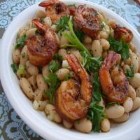 Shrimp With Cannellini Bean Salad_image