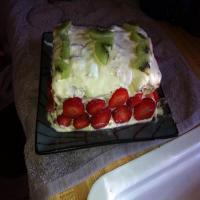 Strawberry-Kiwi Gooey Cake image