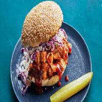 Chopped Barbecue-Chicken Sandwich image