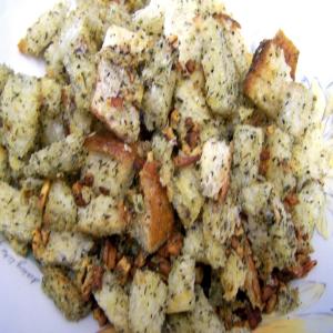 Garlic Herb Cheese Croutons image