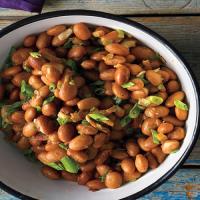 Pinto Beans with Bacon and Scallions image