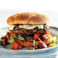 Moroccan-Spiced Lamb Burgers with Beet, Red Onion, and Orange Salsa_image