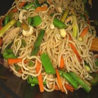 Chicken Cashew and Noodle Stir-Fry image