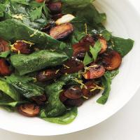 Roasted Mushrooms and Spinach image
