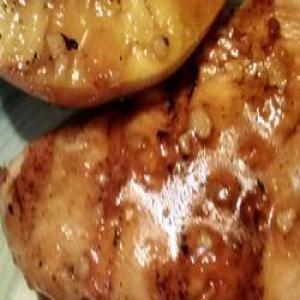 Grilled Chicken with Peach Sauce_image