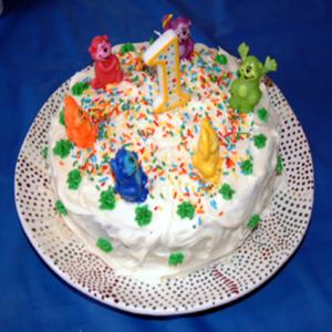 Banana Birthday Cake image