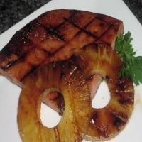 Barbecue Ham Slices_image