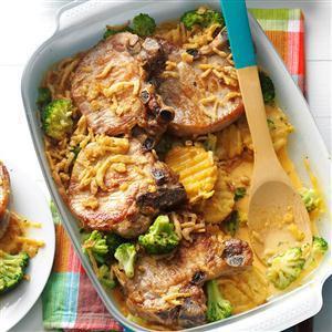 Baked Chops and Cottage Fries Recipe_image