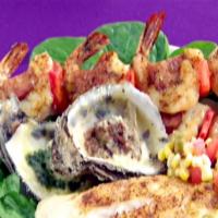 Mother of the Pearl River Grilled Oysters Bruschetta image