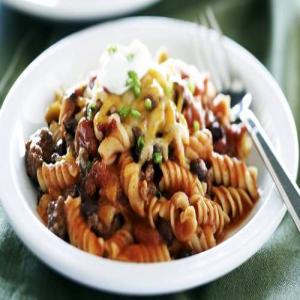 Skinny Mexican Ground Beef and Noodles_image