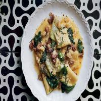 Sausage, Greens, and Beans Pasta_image