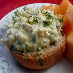 Healthy Egg Salad With Fresh Herbs_image