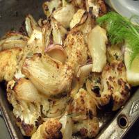Roasted Cauliflower With Onions and Fennel image