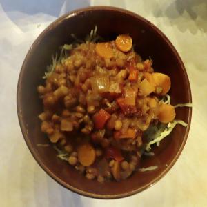 SLOW COOKER LENTIL/SPAHGETTI SQUASH_image