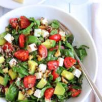 Quinoa Salad with Avocado, Cherry Tomatoes and Feta_image