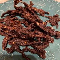 Sweet and spicy beef jerky image