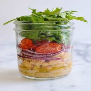 Marinated White Bean Salad Jars Recipe - (4.7/5) image