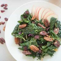Winter Kale Salad with Apples and Pecans_image