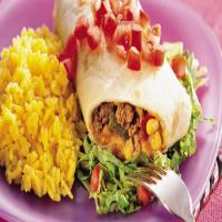 Baked Beef and Bean Chimichangas_image