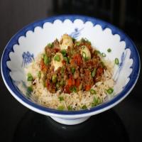 15-minute ground pork menudo and quail eggs rice bowl_image
