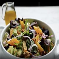 Mixed Green Salad With Orange Dressing Recipe by Tasty_image