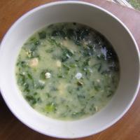 Chicken Popeye Soup ( Chicken and Spinach Pot Pie Soup) image