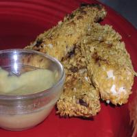 Low-Fat Cornflake Chicken Tenders With Honey Mustard Sauce image