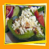 Low Carb Mediterranean Stuffed Bell Peppers image