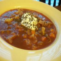 Hungarian Vegetarian Cabbage Soup_image
