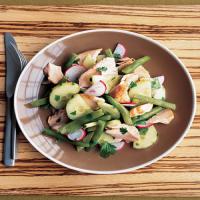Salmon, Cucumber, and Green Bean Salad image