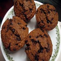 Molasses Oatmeal Chocolate Chip Muffins image
