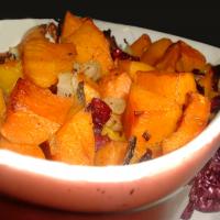 Baked Butternut Squash and Cranberries_image