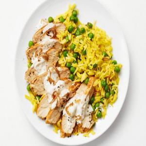 One Pot Saffron Rice with Spiced Chicken Breast_image