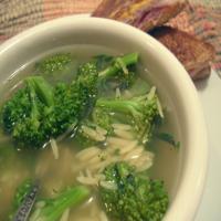 Broccoli, Pasta and Lemon Soup_image
