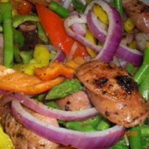 Turkey Polish Sausage and Peppers_image