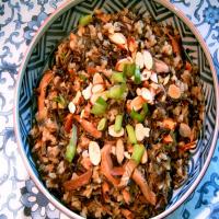 Wild Rice With Shitakes and Toasted Almonds_image